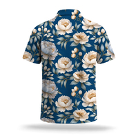 Service OEM - Polo de golf pour homme - Imprimé graphique - Manches courtes - Performance - Évacuation de l'humidité - Respirant - Vêtement décontracté pour l'extérieur
