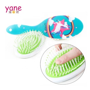 Brosse à cheveux coussin colorée en silicone, arc-en-ciel, <span class=keywords><strong>licorne</strong></span>, Airbag, peigne ABS pour bébé - Product Image 3