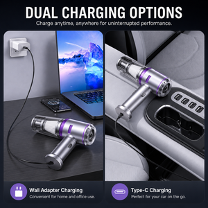 USB Rechargeable Brushless Car <b>Vacuum</b> Cleaner 20KPa Powerful Suction <b>Portable</b> Handheld <b>Vacuum</b> OEM Factory Supplier - Product Image 3