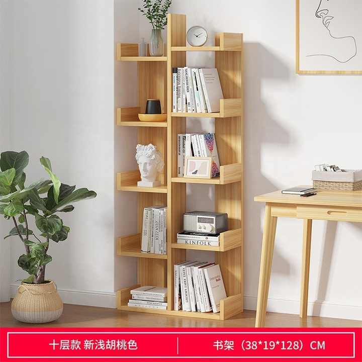 Bookshelf Multi-layer Space-saving Book Rack Bedroom Study Simple Bookshelf Study Storage Bookcase