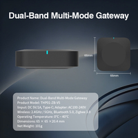 Passerelle Domotique Intelligente Tuya Zigbee 4G-5G Double Bande WiFi Multi-Mode BLE Longue Portée de Qualité Supérieure avec Application Android pour Usage Domestique