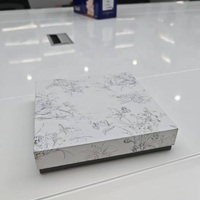 Boîtes cadeaux en carton ondulé vintage à motif floral, personnalisables avec couvercle et base, et doublure intérieure assortie, vente en gros