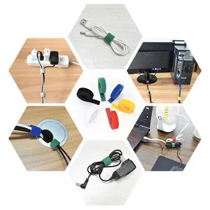 En gros, Bandes auto-agrippantes réutilisables de 5m pour câbles USB, double face, pour la gestion et l'organisation des fils et cordons - Product Image 3