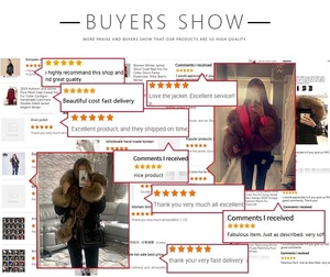 <span class=keywords><strong>Veste</strong></span> d'hiver longue en duvet de canard à col en fourrure de renard véritable sur mesure Janefur, <span class=keywords><strong>grande</strong></span> <span class=keywords><strong>taille</strong></span> pour femmes, col en fourrure volumineux - Product Image 6