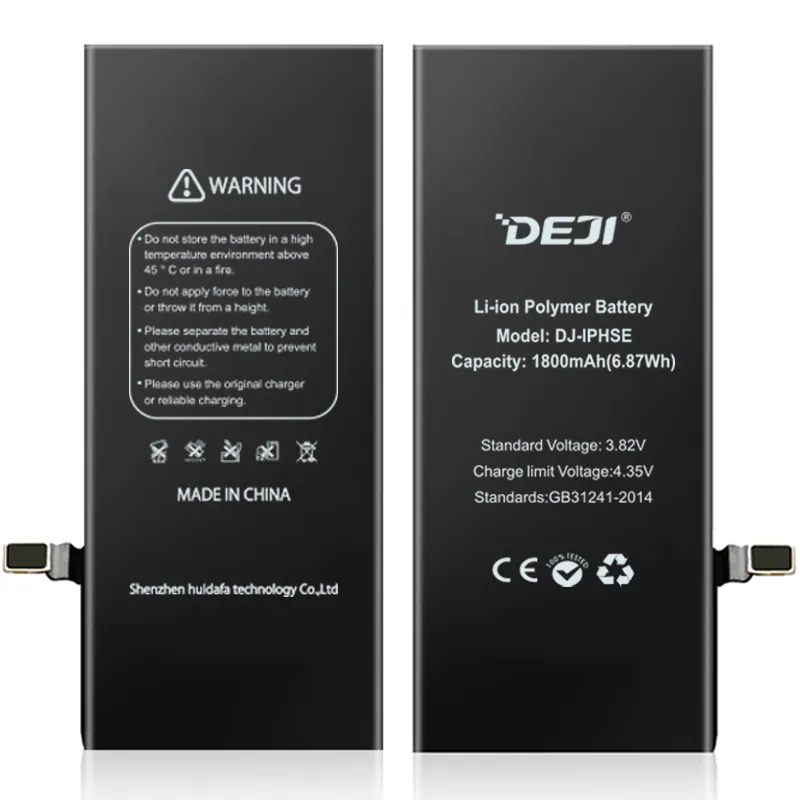 1800mAh high capacity batteries battery for iphone 5se rechargeable aa