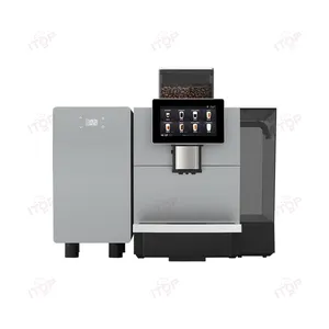 Máquina de café espresso comercial súper automática más barata, la mejor máquina de un toque de café espresso, semi con molinillo incorporado