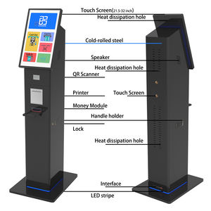ตู้ชำระเงินอัตโนมัติสำหรับล้างรถ บริการชำระเงินกลางแจ้ง รับบัตรเครดิตและเงินสด บริการล้างรถด้วยตนเอง ตู้คีออสก์ POS - Product Image 6