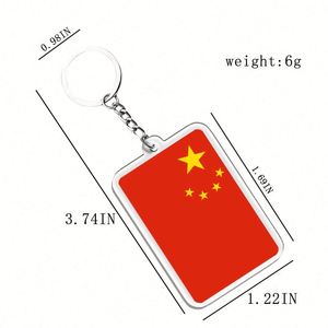 Wholesale Custom China Keychain Acrylic Material Double-Sided Printing Exquisite Workmanship - Product Image 2