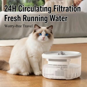 Fontaine à eau automatique pour animaux de compagnie 3L, ultra silencieuse, distributeur d'eau pour chat, fontaine à eau intelligente pour animaux de compagnie, capacité de 3L avec filtration multi-étapes - Product Image 2