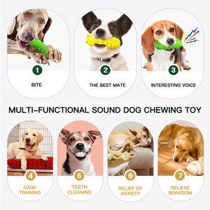 Yıkılmaz <span class=keywords><strong>TRP</strong></span> malzeme tırtıl şeklinde köpek çiğneme oyuncaklar yerleşik Squeaker Floatable diş çıkartma oyuncakları mevcut toptan - Product Image 6