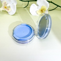 Boîte à fond de teint ronde bleue en plastique de haute qualité pour maquillage, boîte à coussin d'air – Grande Vente