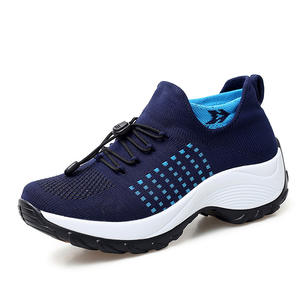 Zapatillas Deportivas de Mujer de Talla Grande, Transpirables, con Malla, Suela Gruesa, Estilo <span class=keywords><strong>Rocker</strong></span>, Primavera - Product Image 2