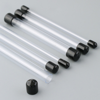 Bouteilles et tubes d'emballage en plastique transparent en PVC et PC pour emballages transparents