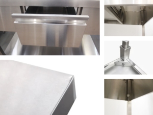 Victory Kitchen Factory Supply Table de travail en acier inoxydable avec dosseret de tiroir pour hôtel et restaurant - Product Image 6