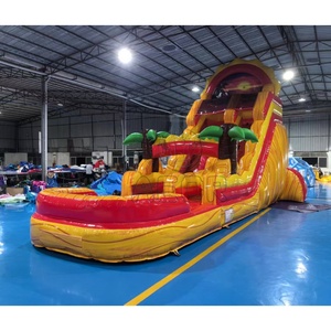 <span class=keywords><strong>Inflatable</strong></span> trượt nước Combo <span class=keywords><strong>Inflatable</strong></span> <span class=keywords><strong>bouncy</strong></span> MOONWALK nhảy lâu đài Ba làn đường trượt nước với hồ bơi lớn <span class=keywords><strong>Inflatable</strong></span> wate - Product Image 4