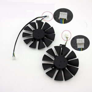 87mm FDC10U12S9-C EX-<span class=keywords><strong>RX570</strong></span> GTX 1060 <span class=keywords><strong>1070</strong></span> DOUBLE Ventilateur De Refroidissement Du GPU Pour <span class=keywords><strong>RX570</strong></span> 8G 4G Vidéo Carte Graphique Ventilateur De Refroidissement - Product Image 1