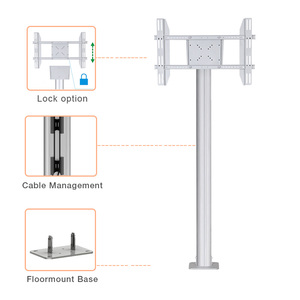 Giá đỡ/tay đỡ <span class=keywords><strong>TV</strong></span> <span class=keywords><strong>LCD</strong></span> màn hình đơn có đế gắn sàn, xe đẩy <span class=keywords><strong>TV</strong></span> di động ngoài trời 30-60 inch - Product Image 6