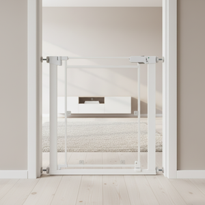 Barrière de sécurité pour bébé en métal, facile à installer, pour escalier, fixation par pression, barrière de sécurité pour enfant - Product Image 2