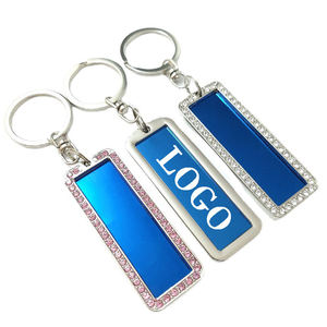 Portachiavi in Metallo con Incisione Laser per <span class=keywords><strong>Targa</strong></span> <span class=keywords><strong>Auto</strong></span>, Materiale Grezzo per Portachiavi, Targhetta Antifurto in Acciaio Inossidabile - Product Image 2