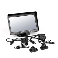 Système DVR pour camion 4CH 10,1 pouces HD | Kit de caméra d'angle mort facile à installer sans perçage | Protection IP69K pour véhicules utilitaires