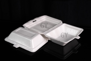 Cajas de espuma para alimentos Contenedores de espuma de un solo uso Cajas de espuma para llevar Envases desechables para alimentos Contenedores de espuma para llevar Contenedores para comidas - Product Image 2