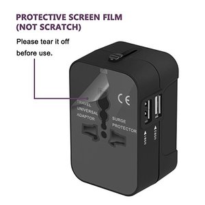RRTRAVEL <span class=keywords><strong>Universal</strong></span> <span class=keywords><strong>adapter</strong></span> mit 8 Steckdosen Dual USB-Anschlüsse Hot Sale Reise <span class=keywords><strong>adapter</strong></span> Mit UK EU US AUS-Stecker für den Krankenhaus gebrauch - Product Image 5