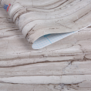 Jinyi Wasserdichter Marmor Stein Aufkleber Glänzend Selbstklebend Ablösbar für Bad Küche Wandverkleidung Tapete - Product Image 4