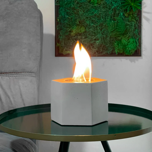 Décor de balcon de foyer en béton de table intérieur portable avec carburant d'alcool à friction <span class=keywords><strong>pour</strong></span> grilles de barbecue intérieures - Product Image 1