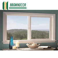 Lukliving, ventanas de vidrio de aluminio de vidrio de doble con malla de acero inoxidable, gran oferta, ventana corredera de aluminio con rotura térmica