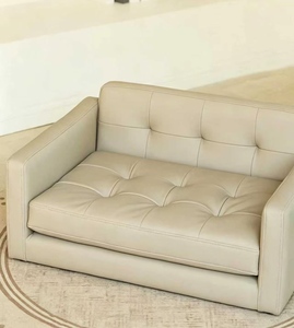 Cama para Mascotas Golden Nest Silver Nest, Sofá para Gatos y Perros Pequeños, Cama de Cuero Estilo Bauhaus, Sofá para Perros, Sofá para Gatos Universal para las Cuatro Estaciones - Product Image 2