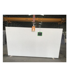 Suelo duradero de cocina moderna de primera calidad, losa de granito blanco de 1950x3450mm, acabado pulido, excelente resistencia a los arañazos, losa grande - Product Image 1