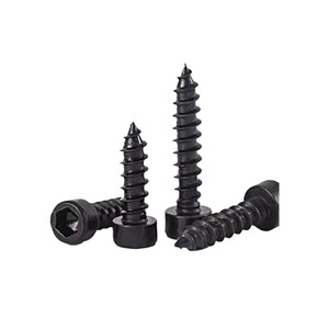 Cylindrical Head Hex Socket Tapping Screw M3 M4 M5 Metric Grade 8.8 For Wood Fasteners - Product Image 4