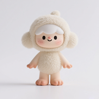 Figurine de poupée mignonne en peluche et en peluche du fabricant avec des figurines d'action de visage en vinyle en plastique