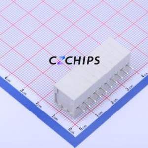 KF239-3.5-10P Spring Terminal Block Through hole Component (THT),P=3.5mm Connector 1x10P 3.5mm White 10P - Product Image 2