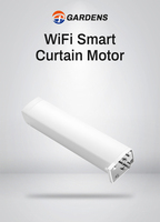 Moteur de rideau de jardin, maison intelligente automatique, télécommande RF433 pour commande vocale mobile, Google Tuya WIFI, ODM OEM personnalisé, 24,5 cm