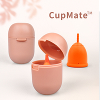 Stérilisateur de coupe menstruelle nettoyeur de cas de coupe menstruelle facile à transporter stérilisateur de coupe menstruelle