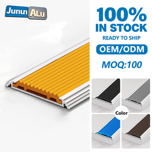 <span class=keywords><strong>Bande</strong></span> de finition décorative en aluminium pour carrelage céramique, nez de marche métallique, MOQ usine 1000 pièces - Product Image 1