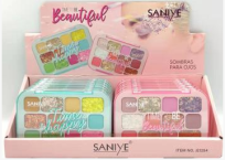 Saniye Bellissima palette di ombretti multicolori con finitura shimmer per il trucco degli occhi - Product Image 3