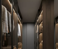 Luminaires ronds à LED pour armoire avec clip pour une installation facile, profil LED suspendu pour armoire