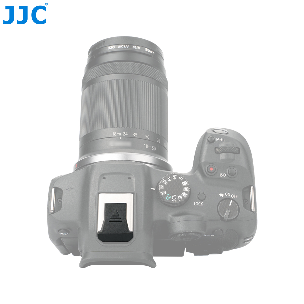 2 Pack) JJC Hot Shoe Cover For Canon EOS R3 R5II R5C R6II R7 R8 R10 R50, Holds Built-in Flash Function Dustproof & Stain Protection Replaces Canon