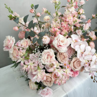 Grande fleur d'allée Blush rose artificielle Route Guide fleur pour mariage sol allée fleurs pour mariage anniversaire événement décor