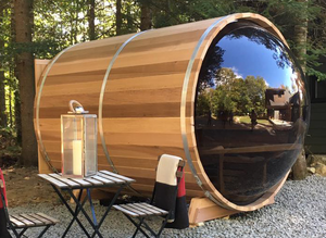 Canada in legno di cedro per esterni Sauna uso domestico casa barilotto - Product Image 2