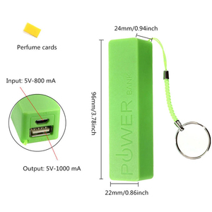 Cadeau promotionnel personnalisé avec logo, porte-clés de poche, batterie externe 2600 mAh, type C, mini batterie externe portable pour cadeau personnalisé - Product Image 3