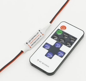<span class=keywords><strong>Mini</strong></span> RF Control remoto de 11 teclas Atenuador LED Flexible 2835 Atenuadores de luz de neón con 4 canales de salida, Mono de un solo color a la medida del tiempo - Product Image 6