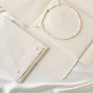 PandaSew Plateaux de Présentation de Bijoux en Microfibre de Luxe avec Logo Personnalisé pour Colliers et Pendentifs - Product Image 3