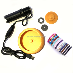 Jewelry Making Tools Automatic <strong>Bead</strong> Threading Machine Wooden <strong>Bead</strong> <strong>Spinner</strong> Electrical - Product Image 2