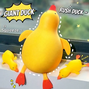 Large Giant Squishy Duck Toy Big Duck Squishy Sensory Flour <b>Fidget</b> Toys for Anti Stress - Product Image 3