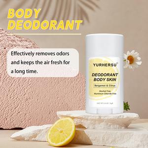 YURHERSU Desodorante para todo el cuerpo Suave Sólido Stick Control de olores de larga duración Cuerpo Antitranspirante Roll On Stick Perfume - Product Image 3