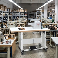 Machine à plier automatiquement les semelles motorisées pour la fabrication de chaussures en cuir 220V