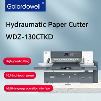 WDZ130CT-KD haute précision 1300mm hydraulique robuste coupe-papier usine de fabrication Machine de découpe programmable